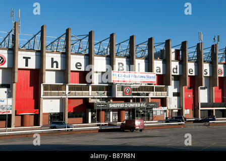 Sheffield United Fußball Stadion Eingang Stockfoto