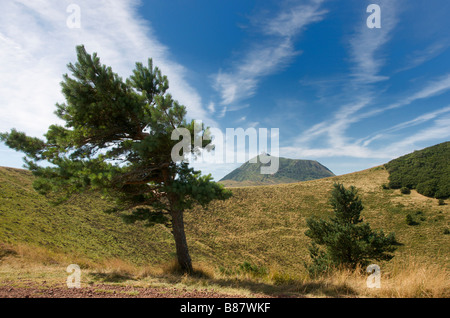 Der Puy de Dome, Vulkan in der Auvergne. Frankreich Stockfoto