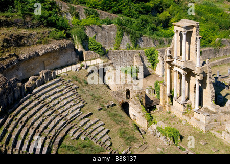 Die Ruinen von Volterra in der Toskana Italien Stockfoto