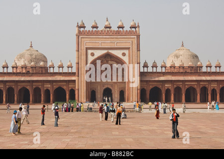 Jama Masjid Moschee Fatehpur Sikri Stockfoto