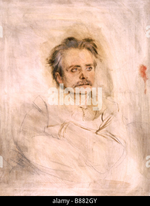 Gemälde von Edvard Grieg Stockfoto