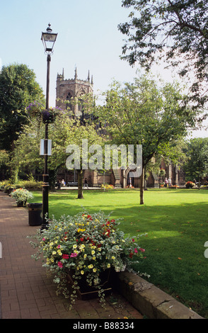 Der historische Markt Stadt Nantwich In Cheshire Stockfoto