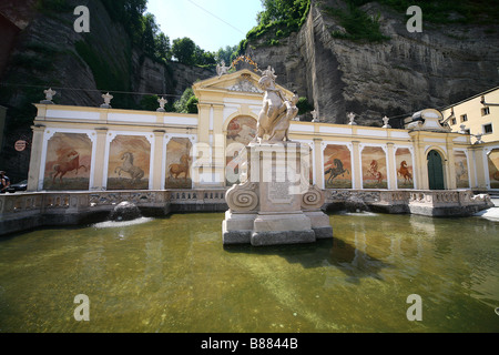 Pferd Trog Skulptur SALZBURG Österreich SALZBURG Österreich 28. Juni 2008 Stockfoto