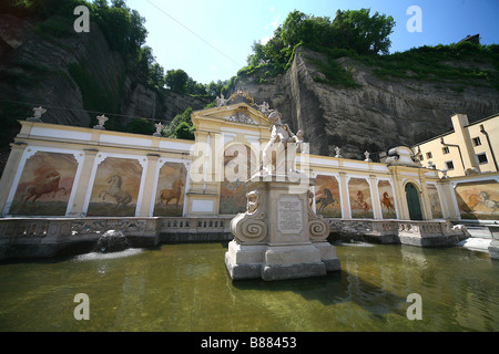 Pferd Trog Skulptur SALZBURG Österreich SALZBURG Österreich 28. Juni 2008 Stockfoto