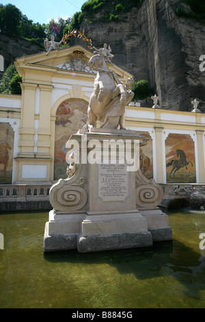 Pferd Trog Skulptur SALZBURG Österreich SALZBURG Österreich 28. Juni 2008 Stockfoto