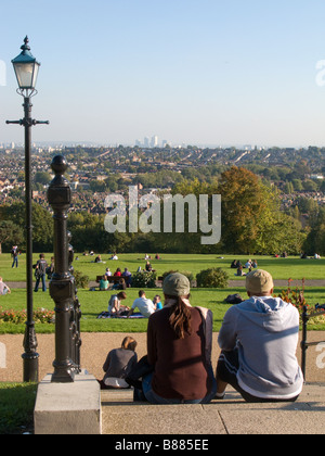 Alexandra Palace/Alexandra Park an einem sonnigen Sommertag Stockfoto