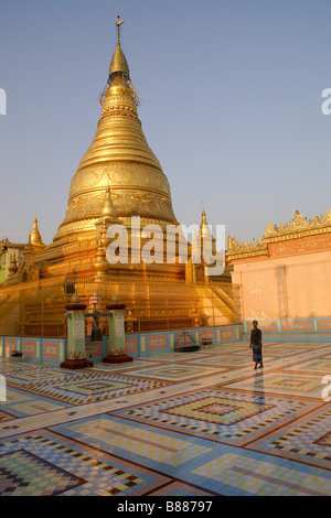 Bald U Ponya Shin Tempel, Sagaing, Mandalay, Myanmar (Burma) Stockfoto
