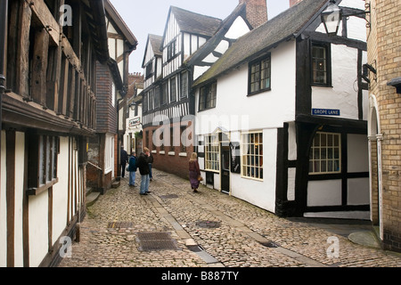 Fisch-Straße, Shrewsbury Stockfoto