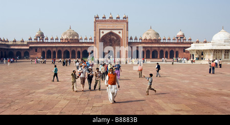 Jama Masjid Moschee Fatehpur Sikri Stockfoto