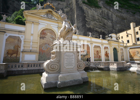 Pferd Trog Skulptur SALZBURG Österreich SALZBURG Österreich 28. Juni 2008 Stockfoto