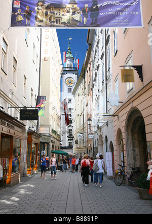 WIENER PHIL-G & Rathaus SALZBURG Österreich SALZBURG Österreich 28. Juni 2008 Stockfoto