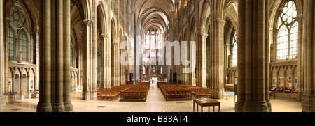 BASILIKA SAINT-DENIS Stockfoto