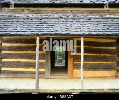 TENNESSEE - John Oliver Platz im Bereich Cades Cove des Great Smoky Mountains National Park. Stockfoto