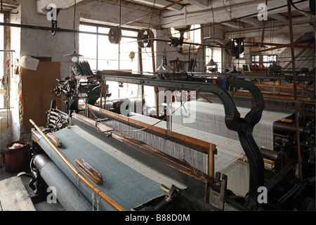 Euskirchen, Dependance Tuchfabrik Müller, LVR-Industriemuseum, Weberei, Webstuhl Stockfoto