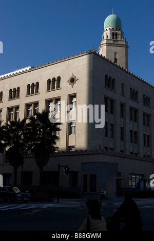 Yokohama Custom House bekannt als die "Königin der Turm", sieht mit seinen Grünspan Kuppel in Yokohama, Japan Stockfoto