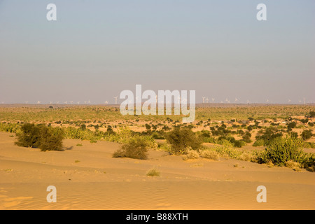 Khuri Wüste Rajasthan Indien Stockfoto