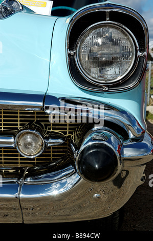 Detail der Vorderseite ein 1957 Chevrolet Belair Stockfoto