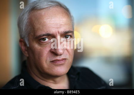 Porträt eines traurigen senior flachen DOF hautnah Stockfoto