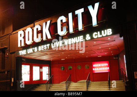 Der Rock City Nacht Club Nottingham Stadtzentrum entfernt. Stockfoto