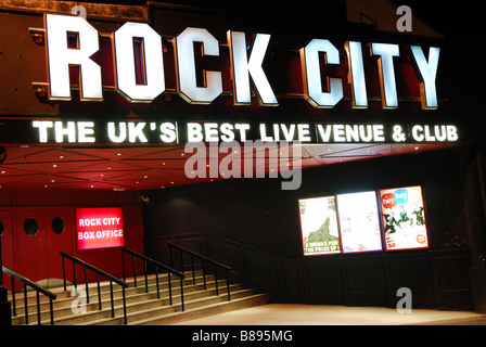 Rock City Nottingham Nachtclub. Stockfoto