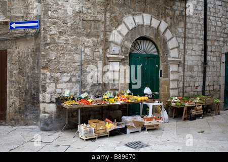 Einen Marktstand in Bari Vecchia, Süditalien. Stockfoto