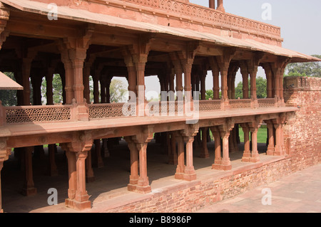 Fünf Stockwerke von Panch Mahal Fatehpur Sikri Stockfoto