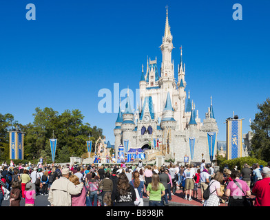 Cinderella Castle, Magic Kingdom, Walt Disney World Resort Lake Buena Vista, Orlando, Florida, USA Stockfoto