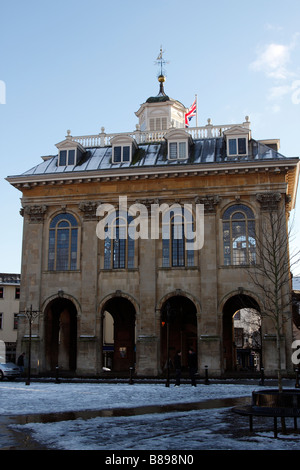 Abingdon [County Hall Museum] im Winter, Oxfordshire, England, UK Stockfoto