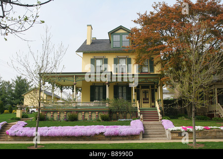 Historischen Wolff Haus 105 Gambier Oststraße Mount Vernon Ohio Stockfoto