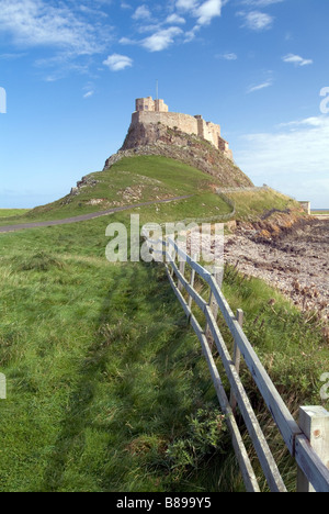 Lindisfarne Schloß, Holy Island, Berwick nach Tweed, Northumberland Stockfoto