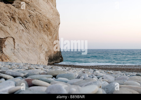 Petra Tou Romiou Aphrodite birhplace Stockfoto