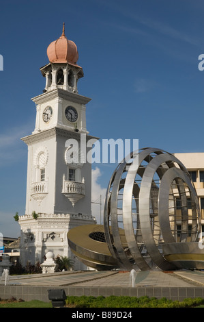 Queen Victoria Memorial Clock Tower, Penang, Malaysia Stockfoto