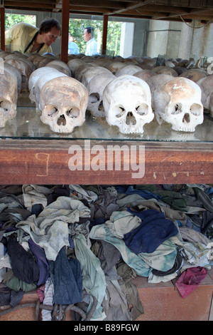 Choeung Ek Völkermord Zentrum außerhalb Phnom Penh, Kambodscha. Stockfoto