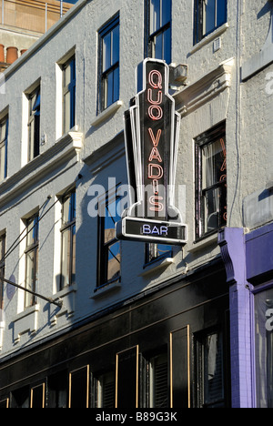 Quo Vadis Restaurant Dean Street Soho London Stockfoto