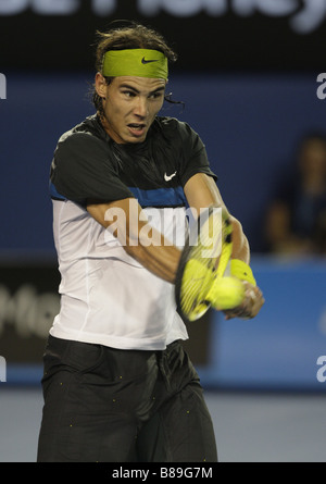 Rafael Nadal, Männer Finale, Australian Open 2009, Melbourne, Australien Stockfoto