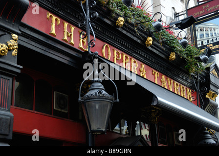 Die Oper-Taverne in Catherine St Covent Garden in London Stockfoto