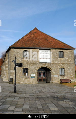 Das Schifffahrtsmuseum Southampton Hampshire England Stockfoto