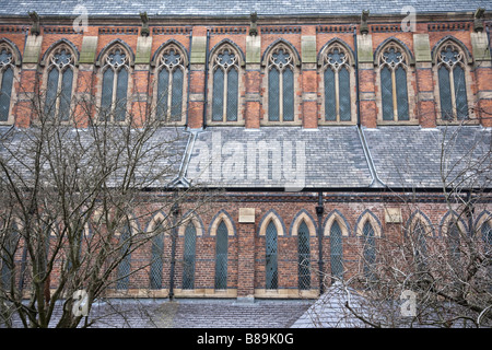 Die Mauern des Klosters. Gorton Kloster, Gorton, Greater Manchester, Vereinigtes Königreich. Stockfoto