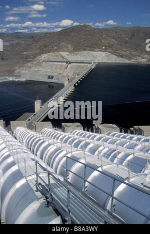 Grand Coulee Dam, Electric City, WA, USA Stockfoto