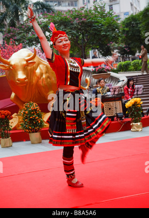 Bestandteil der kulturellen Aktivitäten zu feiern das Neujahrsfest in Central, Hongkong. Stockfoto