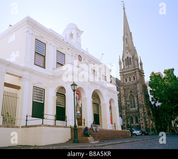 Old Town House und zentralen methodistischen Mission in Greenmarket Square in Kapstadt in Südafrika in Afrika südlich der Sahara. APARTHEID Geschichte Reisen Stockfoto