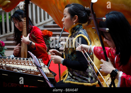 Bestandteil der kulturellen Aktivitäten zu feiern das Neujahrsfest in Central, Hongkong. Stockfoto