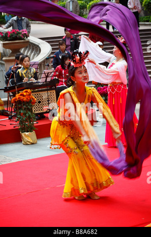 Bestandteil der kulturellen Aktivitäten zu feiern das Neujahrsfest in Central, Hongkong. Stockfoto