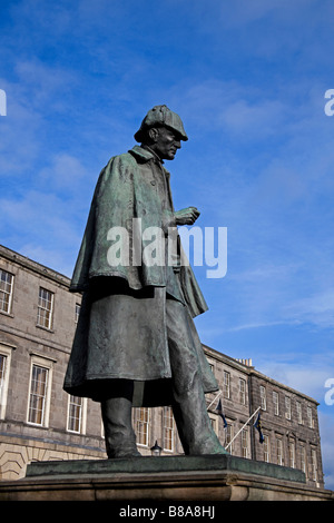 Sherlock Holmes-Statue, Picardy Place, Edinburgh, Schottland, UK, Europa Stockfoto