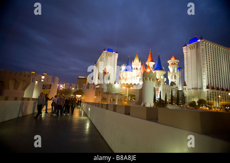 Excalibur Hotel, Las Vegas Strip, Nevada Stockfoto