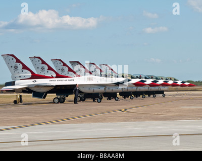 Wings Over Houston 2008 USAF Thunderbirds Stockfoto