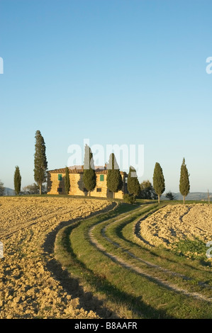 typisch toskanische Landschaft Stockfoto