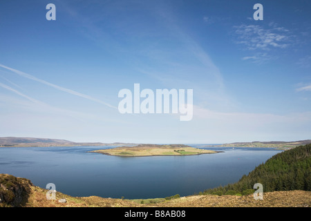 Loch Ewe, ein Meer-See an der Westküste, Ross und Cromarty Bezirk, Northwest Highlands von Schottland, Großbritannien Stockfoto