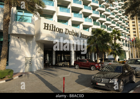 Hotel Hilton Dubai Jumeirah, Vereinigte Arabische Emirate Stockfoto