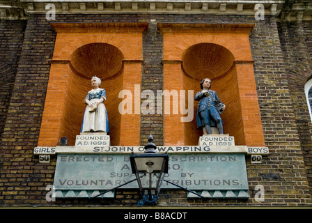 St John's Old-School, Wapping, East London (1756) Stockfoto